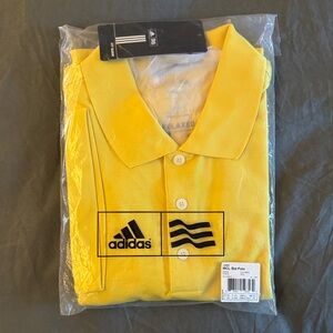 Adidas Yellow Polo Shirt